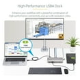thumbnail image 2 of StarTech.com USB-C Docking Station 10-in-1, USB4, Up to 100W Charging for Laptop, 40Gbps Data Transfer, 2.5Gb Ethernet, Single 8K, Dual 4K Display, 6X USB Not MacOS Compatible, 2 of 9
