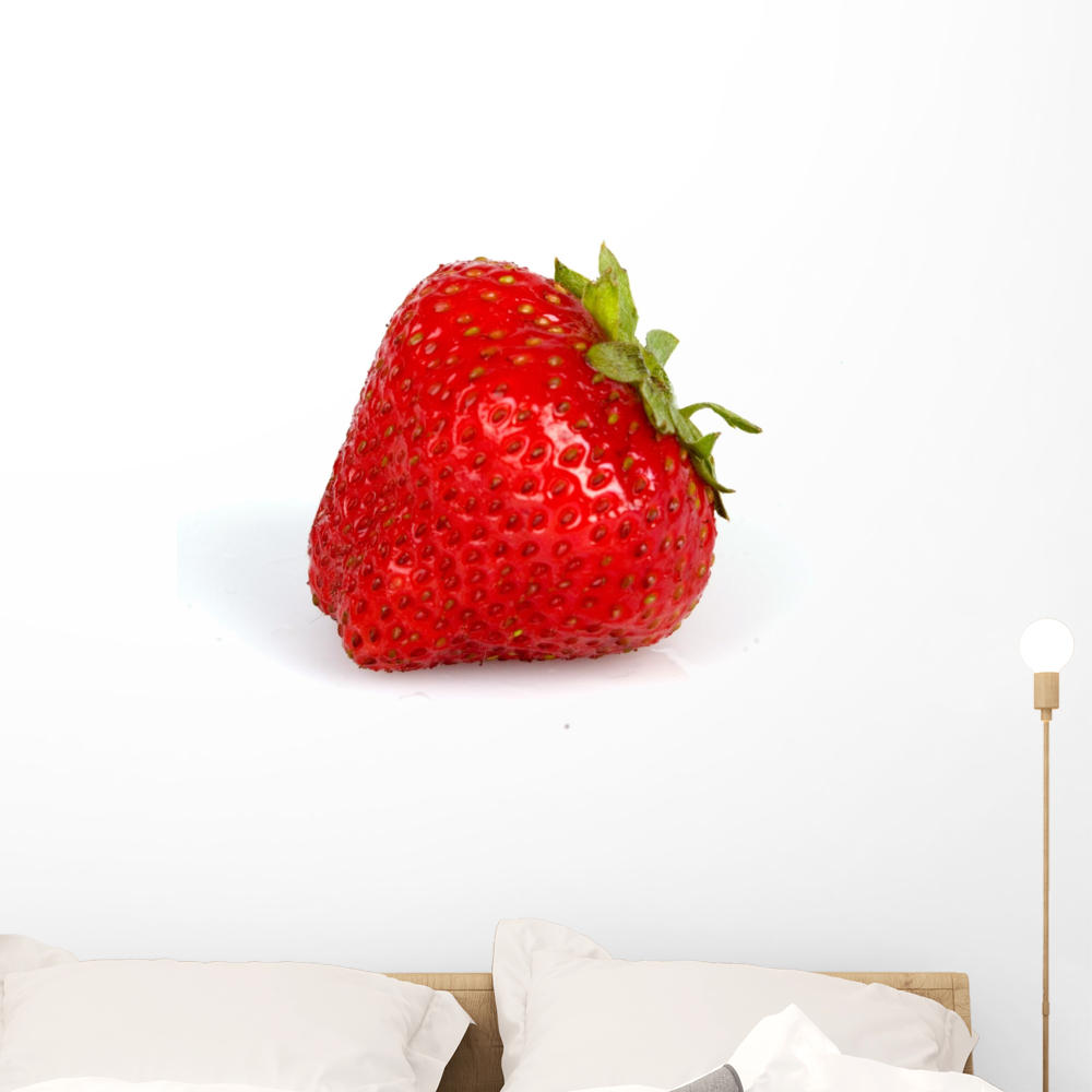 Strawberry Wall Mural by Wallmonkeys Peel and Stick Graphic (36 in H x ...