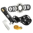 thumbnail image 4 of de conversión de una sola velocidad para bicicleta, Cassette, regulador de par, bicicleta portátil Negro 17T, 4 of 8