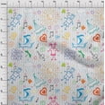 thumbnail image 4 of oneOone Rayon Orange Fabric Kids Sewing Craft Projects Fabric Prints By Yard 56 Inch Wide, 4 of 4