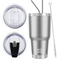 thumbnail image 1 of Vaso WETOWETO de acero inoxidable con aislamiento al vacío de 30 oz, 1 of 7