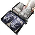 thumbnail image 6 of Wholesale Non-woven Fabric Shoe Storage Bags Dust-proof Zipper Shoe Organizer Bag Extractor Cord Bundling Bag (Gray 27*36 + navy blue 32*44), 6 of 6