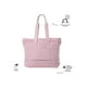 thumbnail image 4 of Totto Bolsa De Dama - Mujer Con Porta Laptop 15 Shopper - A Color Rosa Diseño De La Tela Lisa violeta G, 4 of 6