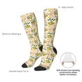 thumbnail image 4 of Pofeuu Lemon Print Stockings, Adult Running Hiking Socks for Youth and Adult, 4 of 6