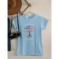 thumbnail image 3 of American Roots Dominican Roots T-Shirt Women -Smartprints Designs, Female 3X-Large, 3 of 4