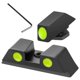 thumbnail image 5 of Yuarrent Juego de miras nocturnas, Kit de mira de delantera y trasera óptica profesional, componente modificado, piezas de equipo de , verde Verde 2Conjunto, 5 of 6