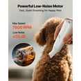 thumbnail image 6 of Cordless Dog Clippers 4-in-1 Kit, Low Noise, Rechargeable w/ Combs & Blades, Waterproof, 6 of 10
