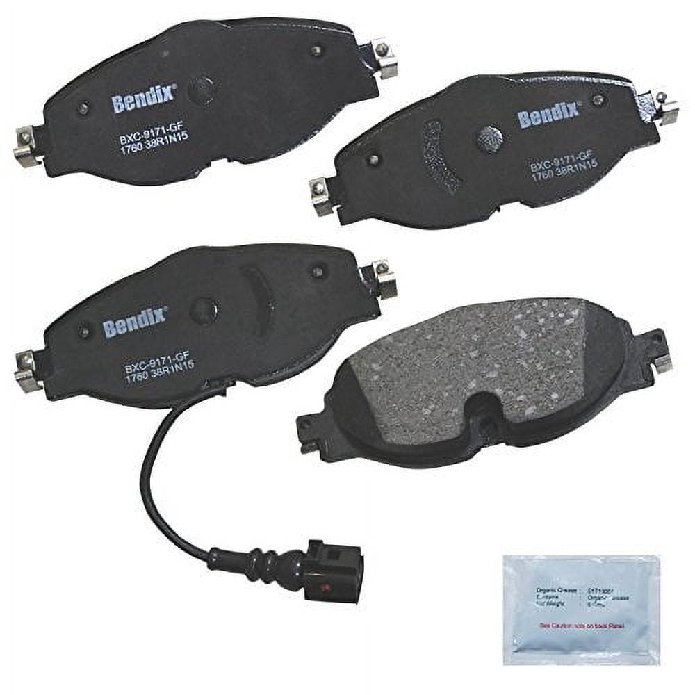 Bendix Brakes Disc Brake Pad Set Fits select: 2019 VOLKSWAGEN JETTA S, 2015-2016 VOLKSWAGEN GTI