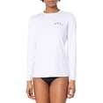 thumbnail image 1 of Roxy BRIGHT WHITE Enjoy Waves Long Sleeve Rashguard, US Medium, 1 of 4