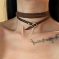 thumbnail image 5 of lanema Vintage Styles Leather Necklace with Leather Detail Fashion Accessories for Fashion Enthusiasts and Styles Collectors, 5 of 10