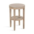 thumbnail image 5 of Kate and Laurel Talcott Modern Round Wood Side Table, 16 x 16 x 24, Light Natural, Transitional Decorative Two-Tier End Table for Use as a Bedroom Nightstand or Living Room Plant Stand Table, 5 of 11