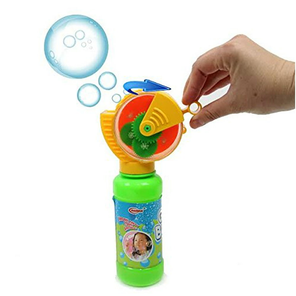 Bubble Blower With Squeeze Bottle Game Blow Bubbles With Handoperated