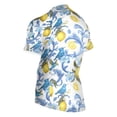 thumbnail image 3 of joogoo Bohemia Lemon Birds Pattern Men's Cycling Jerseys Mountain Bike Short Sleeve Tops M, 3 of 7