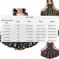 thumbnail image 3 of BRGZLK Baby Toddler Girl Sundress Summer 2026 Cute Floral Print Sleeveless Ruffle Tie-Strap Beach Casual Flowy A-Line Dress for Party Yellow 5-6 Years, 3 of 5