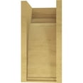 thumbnail image 4 of 11"W x 11"D x 22"H Wide Warren Rough Cedar Woodgrain TimberThane Corbel, Primed Tan, 4 of 6