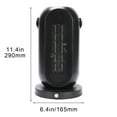 thumbnail image 3 of Up In The Air,1200W Three-Speed Adjustable Oscillating Desktop Heater, for Home Indoor Bathroom Heating, 3 of 9