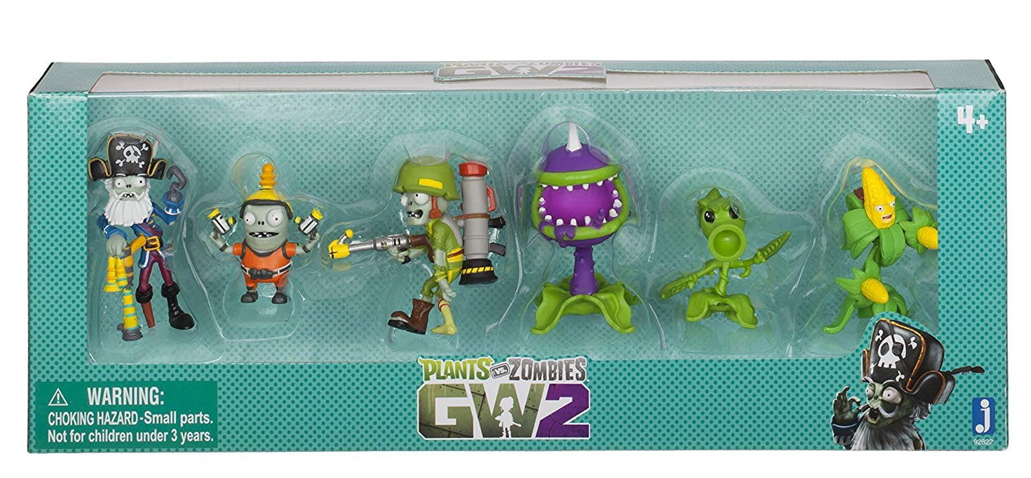 Plants vs. Zombies Garden Warfare 2 Figure 6-Pack - Walmart.com