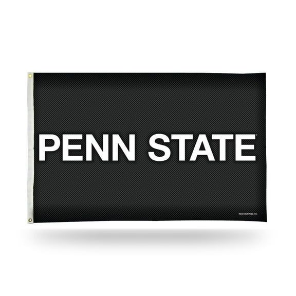 Indoor or Outdoor Carbon Fiber Design 3x5 Banner Flag for the Penn St-Lion's