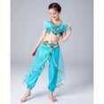 thumbnail image 4 of HAWEE Jasmine Costume for Girls Sequin Princess Dress Up Princess Cosplay Costumes, 4 of 7