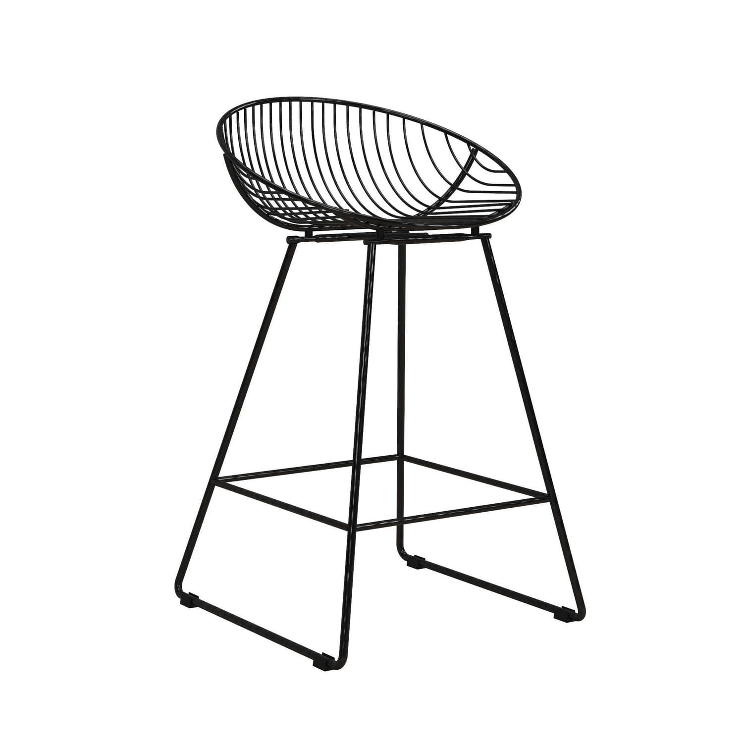 CosmoLiving Ellis Wire Counter Height Bar Stool