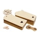 thumbnail image 4 of Etiquetas de regalo de madera en blanco sin terminar, 48 Uds., etiqueta de rebanadas en blanco de madera con agujero y cuerda de 7m para pirograbado,, 4 of 9