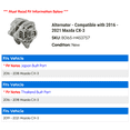 thumbnail image 2 of Alternator - Compatible with 2016 - 2021 Mazda CX-3 2017 2018 2019 2020, 2 of 2