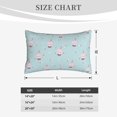 thumbnail image 3 of Plush Throw Pillow Covers, milk tea F Pillow Cases with Invisible Zipper, Breathable Microfiber Pillow Cases Standard Size for Sleeping Bedroom Sofa Living Room 14x20, 3 of 5