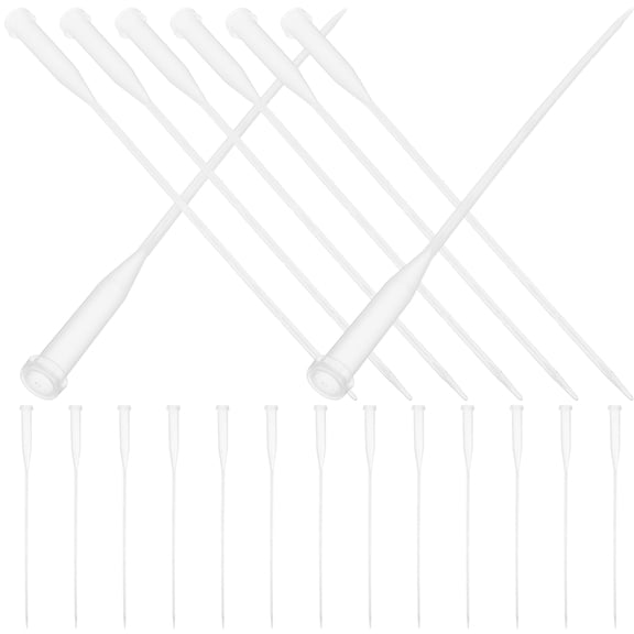 KAKOWELY Garden Hose Box Reusable Plastic White 25Pcs for Floral Arrangements