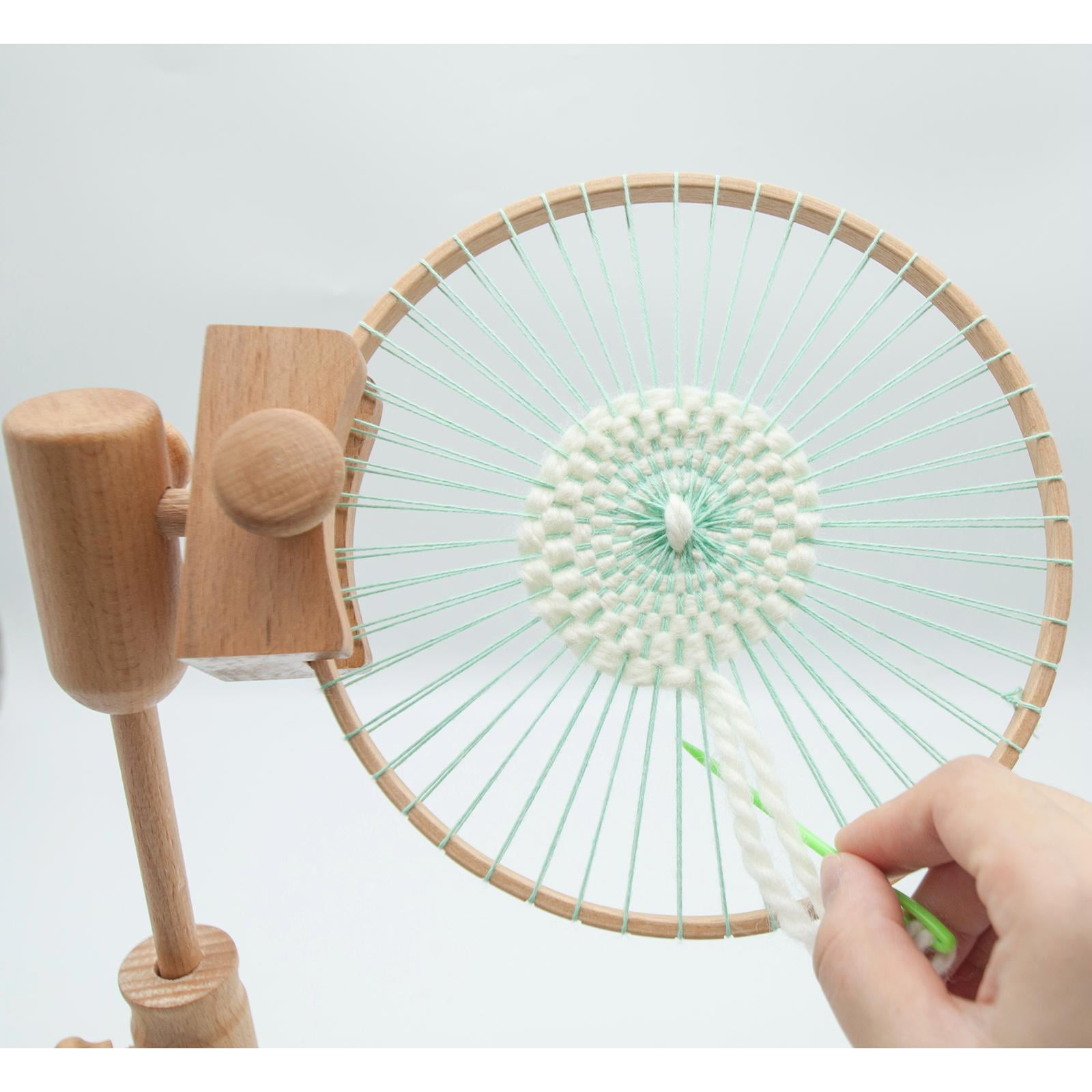 Protable Max 28m Wooden Embroidery Lap Stand Hoop Adjustable Desktop Stand Stitch Rack Frames Adjustable Sewing Needlework Tool