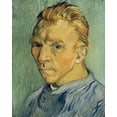 thumbnail image 2 of Van Gogh, Vincent 26x32 White Modern Wood Framed Museum Art Print Titled - Self Portrait Without Beard, 2 of 4