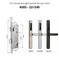 thumbnail image 2 of Waterproof Fingerprint Electronic Digital Smart Door Lock RFID Card Code Keyless Lock For Aluminum/sliding Door ,Easy Installation, 2 of 7