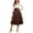 Brown, variant on Court Dress for Cosplay Festival with for Party and Event Elegant Bavarian/ Festival Dress