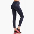thumbnail image 4 of SPECIAL MAGIC Women's Stretchy Mid Waist Workout Leggings with Hidden Pocket,2-Pack Blue, 4 of 5