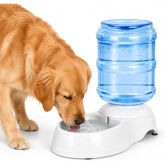 Pet Water Dispenser Station for Large Dogs and Cats,3 Gallon/11L Gravity Automatic Feeder, Cat Dog Water Fountain, Dog Water Bowl Dispenser,Large Breed Dog Drinking Fountain