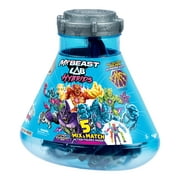 MrBeast Lab Hybrids Mega Pack, Reveal Different Hybrid Parts To Create 5 Mix & Match Action Figures, Collect 30+ Beasts, Ages 6+