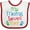 White and Red, variant on Inktastic Mema Loves Me Grandchild Boys or Girls Baby Bib