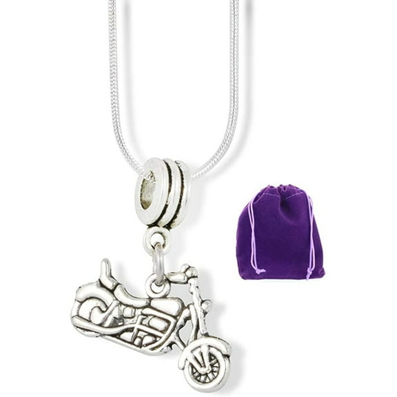 Motorcycle Necklace MotorBike Motor Bike Pendant Jewelry