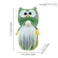 thumbnail image 2 of Owl Rudolph Faceless Doll Fabric Christmas Decor Plush Ornament Tabletop Display, 2 of 2
