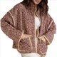 thumbnail image 5 of Chaqueta Acolchada Corta con Estampado Floral Vintage para Mujer, Chaqueta Corta Abierta Al Frente, Ropa de Abrigo Floral Pequeño Marrón M, 5 of 10