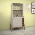thumbnail image 2 of Manhattan Comfort Essence 5-Bottle Wine Cabinet with 6 Shelves in Grey (350925), 2 of 11