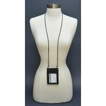 Neck Strap ID Badge Card Holder Pouch Wallet Black Tag Press Pass by Marshal