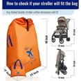 thumbnail image 2 of Gate Check Bag for Single & Double Stroller Travel Bag, 2 of 9