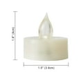thumbnail image 2 of HLONK Flameless LED Battery Tealight Candles with Timer Realistic Flickering Battery Operated Tea Light Candles Size-1.5”(D)x1.5”(H) with Long Lasting Batteries Included 12-Pack, 2 of 6