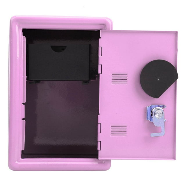 Metal Mini Money Box with Simulation Code Wheel, Solid and Iron Safe for Kids, for Innovation Presents Supplies