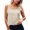 Beige, variant on Womens Tank Tops 2026 Lace Square Neck Spaghetti Straps Camis Solid Color Ribbed Sleeveless Casual Basic Undershirt
