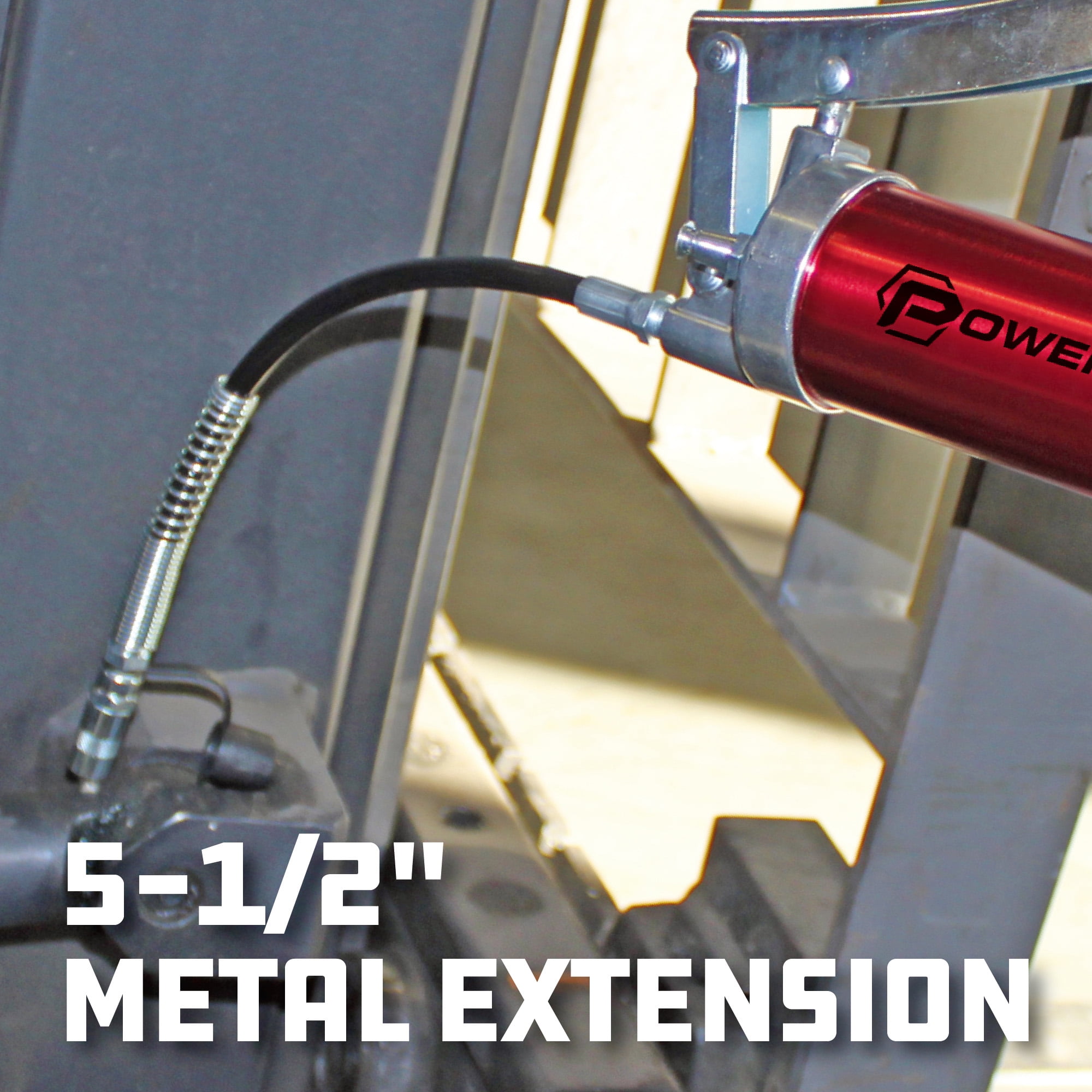 Powerbuilt 4500 PSI Anodized Lever Heavy Duty Grease Gun - 940756