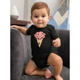 thumbnail image 2 of Brain Ice Cream Design Bodysuit Infant -Image by Shutterstock,  12 Months, 2 of 4