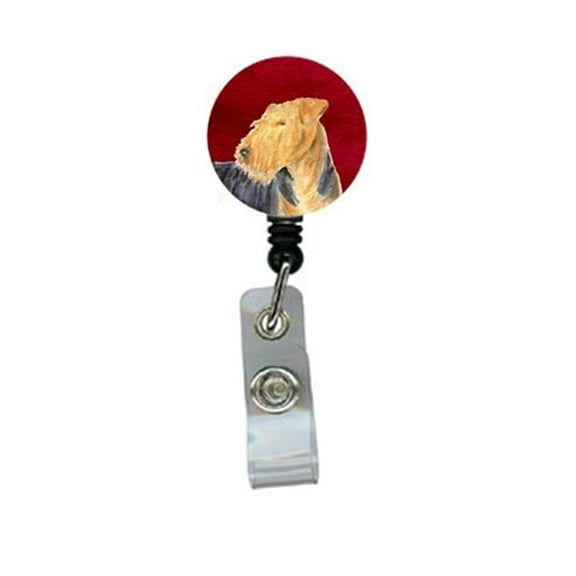 Carolines Treasures SS6003BR Welsh Terrier Retractable Badge Reel or ID Holder with Clip