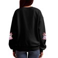 thumbnail image 5 of Duqingm Womens Halloween Sweatshirt Crewneck Cute Ghost Graphic Long Sleeve Fleece Pullover Sweatshits Oversized Fall Outfits,XL, 5 of 5