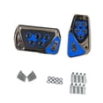 thumbnail image 2 of Juego de almohadillas para pedales de coche de repuesto, fáciles de instalar, para mantenimiento del garaje. Engranaje automático azul, 2 of 9